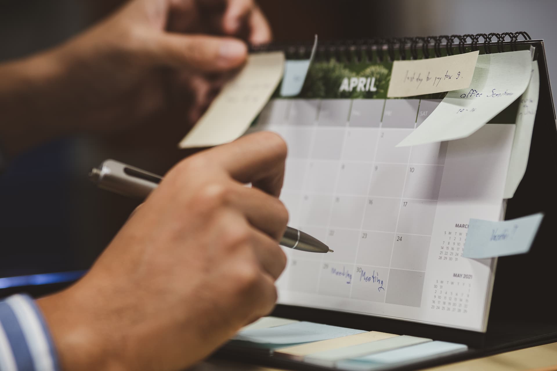 very busy calendar